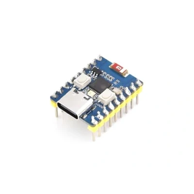 Afbeelding van ESP32 C3 mini ontwikkelingskaart met voorgesoldeerde header gebaseerd op C3FN4, mono core processor 2,4 GHz wifi en Bluetooth 5, loopfrequentie 160 MHz, ondersteunt C/C++,
