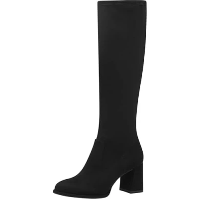 Afbeelding van Tamaris Dames 1 25525 43 hoge kniehoge laarzen voor dames, zwart., 38 EU