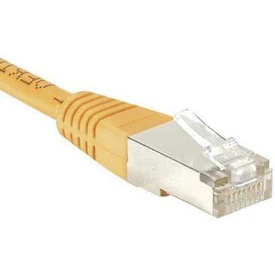 Afbeelding van Exertis Connect Patchkabel F/UTP, CAT.6, oranje, 30,0 m met bijzonder nauwe knikbeveiliging (F/UTP, CAT6, 30 m), Netwerkkabel