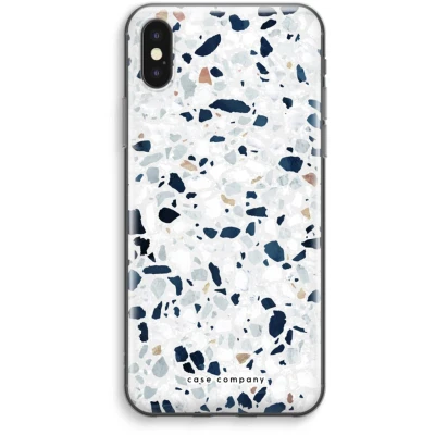 Afbeelding van Case Company® hoesje geschikt voor iPhone XS Max Terrazzo N1 Soft Cover Telefoonhoesje Bescherming aan alle Kanten en Schermrand