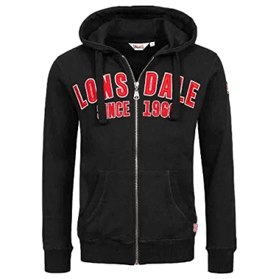 Afbeelding van Lonsdale Normale PAS Hoodie, Heren, Maat: XXL, Black