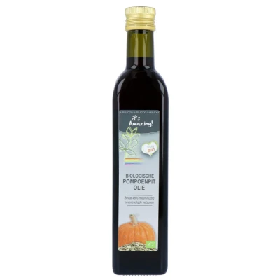 Afbeelding van Its Amazing Pompoenpit Olie Biologisch 500ML