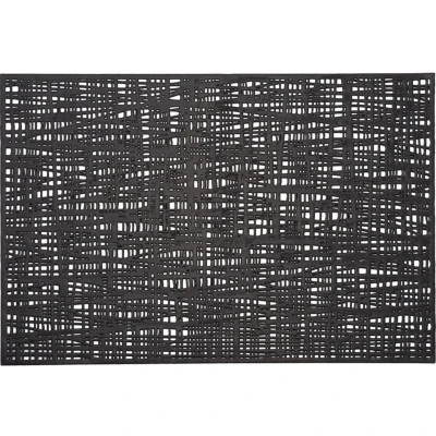 Afbeelding van Zeller Placemats Glanzend Zwart Rechthoekig 30x45cm Kunststof