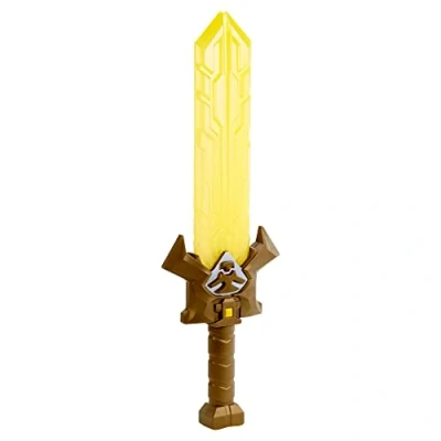 Afbeelding van Masters of The Universe HJG64 He Man and Magic Saber levensgrote accessoires met lichten en geluiden cadeau voor fans vanaf 4 jaar