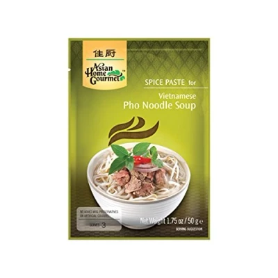 Afbeelding van 12 x 50 g Asian Home Gourmet kruidenpasta voor Pho soepen