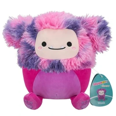 Afbeelding van Squishmallows Squisharoys Woxie de Bigfoot 19 cm officieel Jazwares pluche dier superzacht zeldzaam model 2024