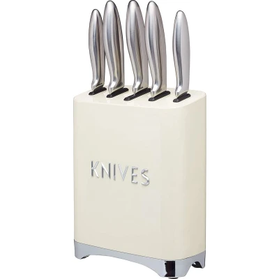 Afbeelding van KitchenCraft Messenblok Lovello Vanilla Cream 5 Delig