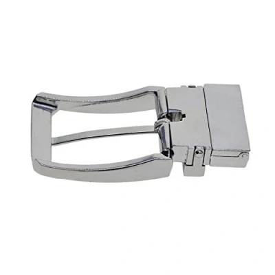 Afbeelding van Courtieyeardceastea Omkeerbare metalen riemgesp, 3,5 cm, zilverkleurig, 35 mm, zilver.