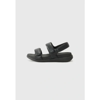 Afbeelding van FitFlop F Mode Go Adjustable Flatform Back Strap Sandals ZWART Maat 37