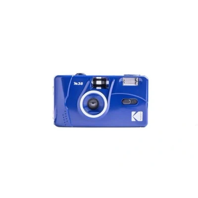 Afbeelding van KODAK DA00238 Appareil Photo Rechargeable M38 35mm, Objectif Haute Qualité, Flash Intégré, Pile AA Bleu