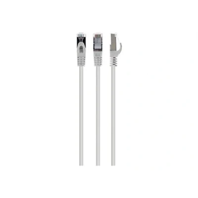 Image de Cablexpert Cordon de raccordement RJ 45 (M) pour 3 m FTP CAT 6 bloqué, moulé blanc