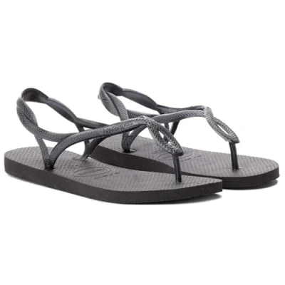 Image de Havaianas Femme Luna Tongs, Noir, 37/38 EU