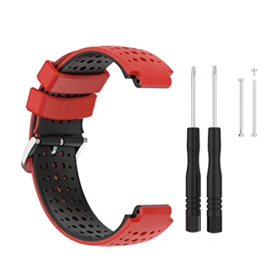 Afbeelding van Horlogeband siliconen Garmin Forerunner 220, 230, 235, 630, 620, 735XT, Approach