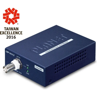 Afbeelding van Netwerk: PoE: POE Extenders en Repeaters: PLANET 1 PORT 10/100 TP OVER COAX EXTENDER UP TO 1KM