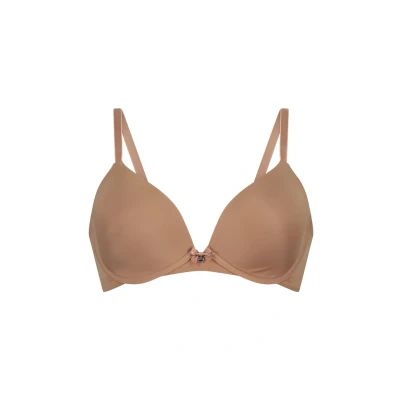 Afbeelding van Hunkemöller Dames Lingerie Voorgevormde beugel bh Plunge Bruin maat A85