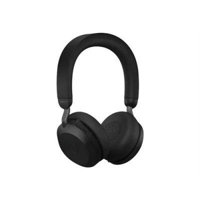 Image de Jabra Evolve2 75 Casque de bureau Sans Fil USB C Noir avec Support Charge