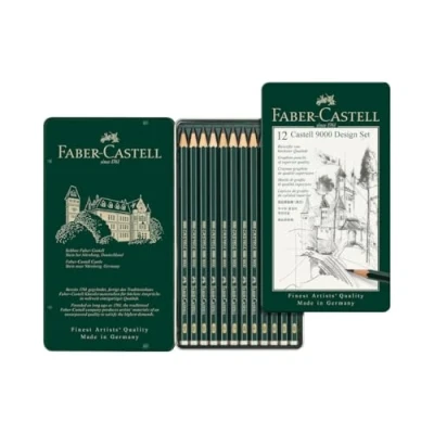 Image de Faber Castell 12 Crayons Graphite 9000