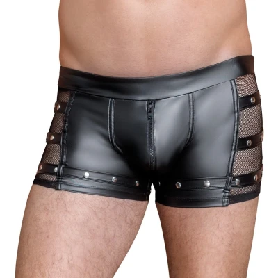 Afbeelding van Ruig Matte Wetlook Shorts met Studs