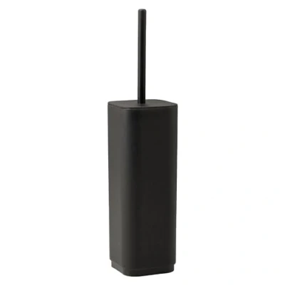 Afbeelding van GEDY toiletborstel Seventy Ekopla, van gerecycled materiaal, kleur mat zwart, 9 x 38,8 cm, gemaakt in Italië