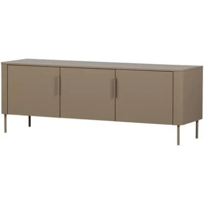 Afbeelding van WOOOD Gunnar Tv Meubel Grenenhout Mud/Bruin 56x154x44