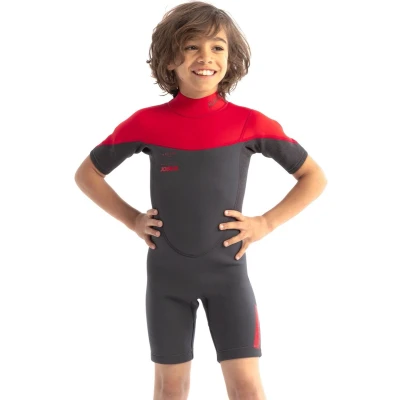 Afbeelding van 2021 Jobe Boston 2mm Shorty Wetsuit Kids Blue