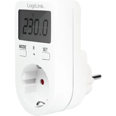 Afbeelding van LogiLink KWH meter Digitaal met kinderbeveiliging 230V 16A