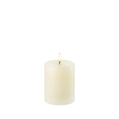 Afbeelding van Uyuni Cilinderkaars Led Ivory 7,8 X 10 Cm