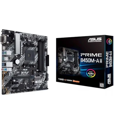 Image de Carte mère ASUS PRIME B450M A II micro ATX Socket AM4 Chipset AMD B450