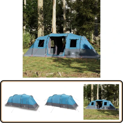 Afbeelding van Tunneltent 6 persoons waterdicht blauw