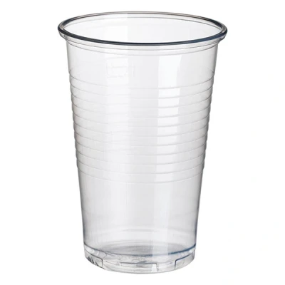 Image de Gobelet jetable transparent en plastique 200 ml (100 pièces)