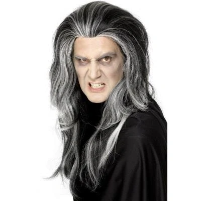 Image de Perruque vampire adulte Halloween Taille Unique