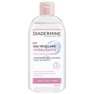 Afbeelding van Diadermine Micellair water hydraterend 400 ml 2 stuks