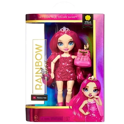 Afbeelding van Rainbow High Junior Stella Monroe 23 cm Fushiaroze
