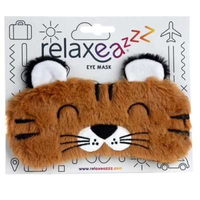 Afbeelding van Pluche Cutiemals Tijger Slaapmasker