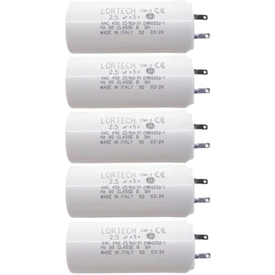 Afbeelding van Condensator 2,5 µF, kabelschoenen 2,8 mm (5)