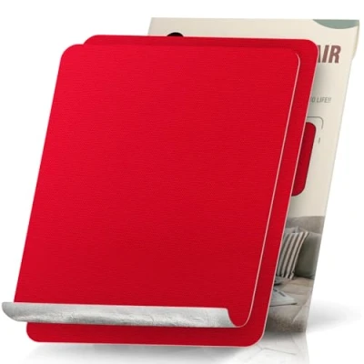 Afbeelding van zelfklevende patch, 23 x 2 stuks, stof, canvas, rood, waterdicht, zelfklevend, voor bank, tent, meubels, stoel, auto, ligstoel