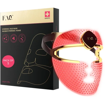 Afbeelding van FAQ 202 Geavanceerd 8 kleuren Lichtmasker + Glass Skin Collagen Gezichtsmasker Bundel Hydraterende Huidverzorging Kalmerende &amp; Balancerende Gezichtsmaskers