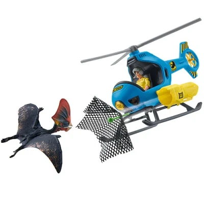 Afbeelding van Schleich dinosaurs helikopter luchtaanval