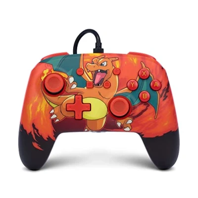 Image de Manette Filaire Switch Pokemon Charizard Vortex