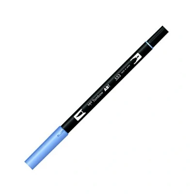 Afbeelding van Tombow ABT dubbele brushpen mist purple 553