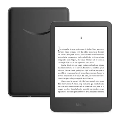 Afbeelding van Nieuwe Kindle (16 GB) de lichtste en meest compacte Kindle, met een reflectievrij scherm, snellere paginawisseling, verlichting aan voorkant, langere levensduur van batterij Zvart