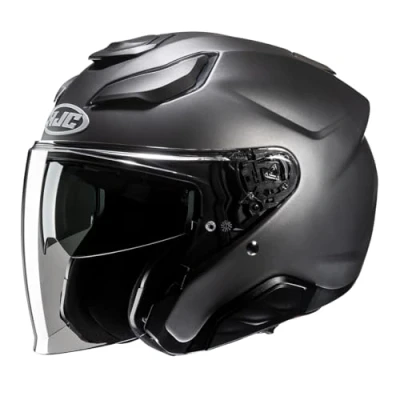 Afbeelding van HJC, Jet F31 SOLID Semi Flat Titanium, L