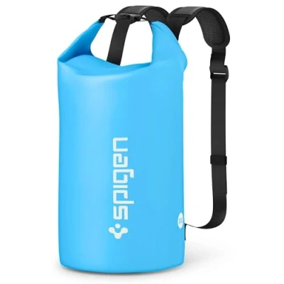 Afbeelding van Spigen Aqua Shield Waterdichte Tas 30L Voor Buiten / Kamperen Water Blauw