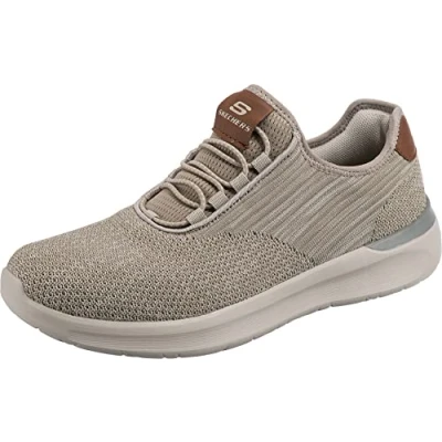 Afbeelding van Skechers Lattimore Coringa Sneakers voor heren, Taupe gebreid mesh