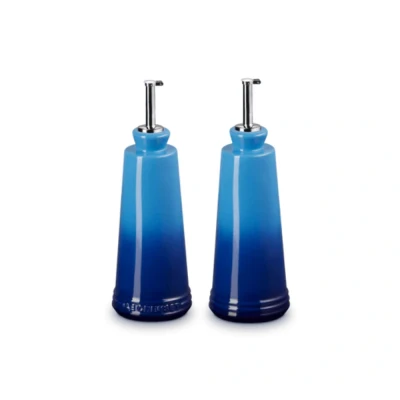 Afbeelding van Le Creuset olie en azijnset azure 2 delig