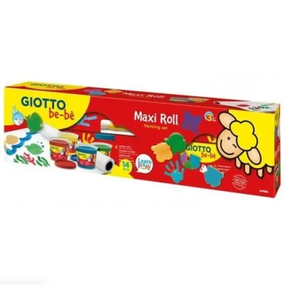 Image de Peinture au doigt bébé GIOTTO Maxi Kit 14 pcs