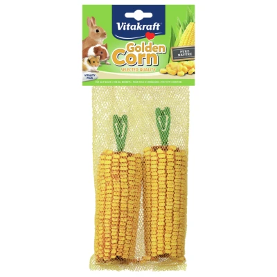 Afbeelding van Vitakraft Golden Corn Maiskolf Knaagdiersnack 2 stuks