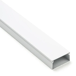 Afbeelding van Kabelgoot muur Nedis 25 mm kabel (1.1 meter, Aluminium, Zwart)