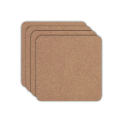 Afbeelding van ASA Selection Onderzetters Soft Leather Powder 10 x cm 4 Stuks