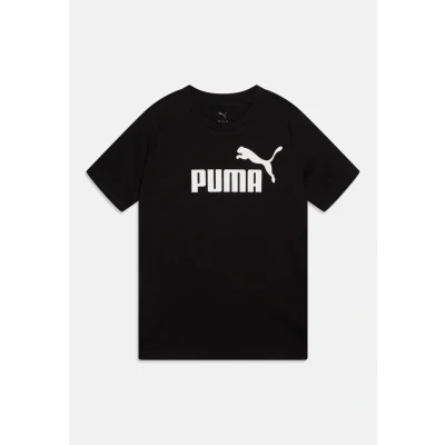 Afbeelding van Puma LOGO TEE Unisex Tshirt print voor kinderen, Maat: 116, Black